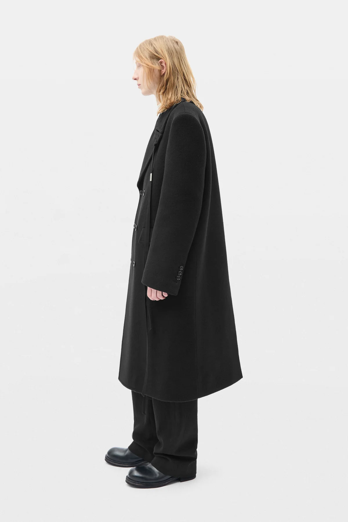 Jake High Comfort Pick Lapel Double Breasted Coat - Image 2