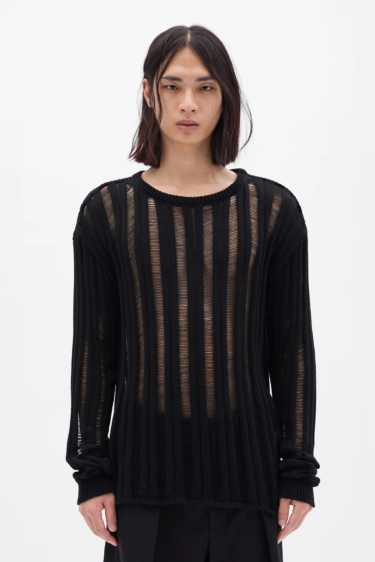 Danial Ladder Stitch Oversize Sweater
