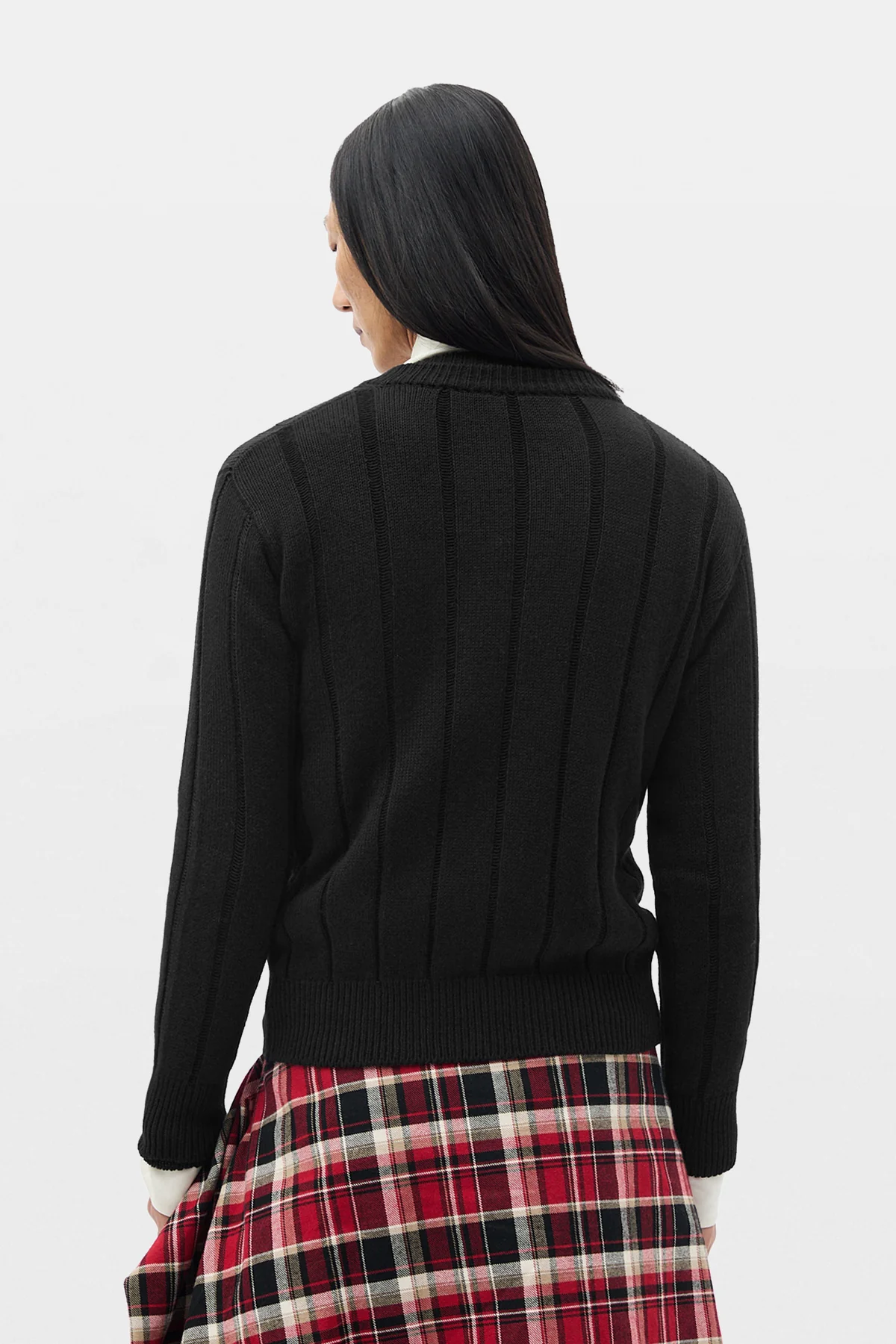 Natel Brushed Rib Cardigan - Image 3