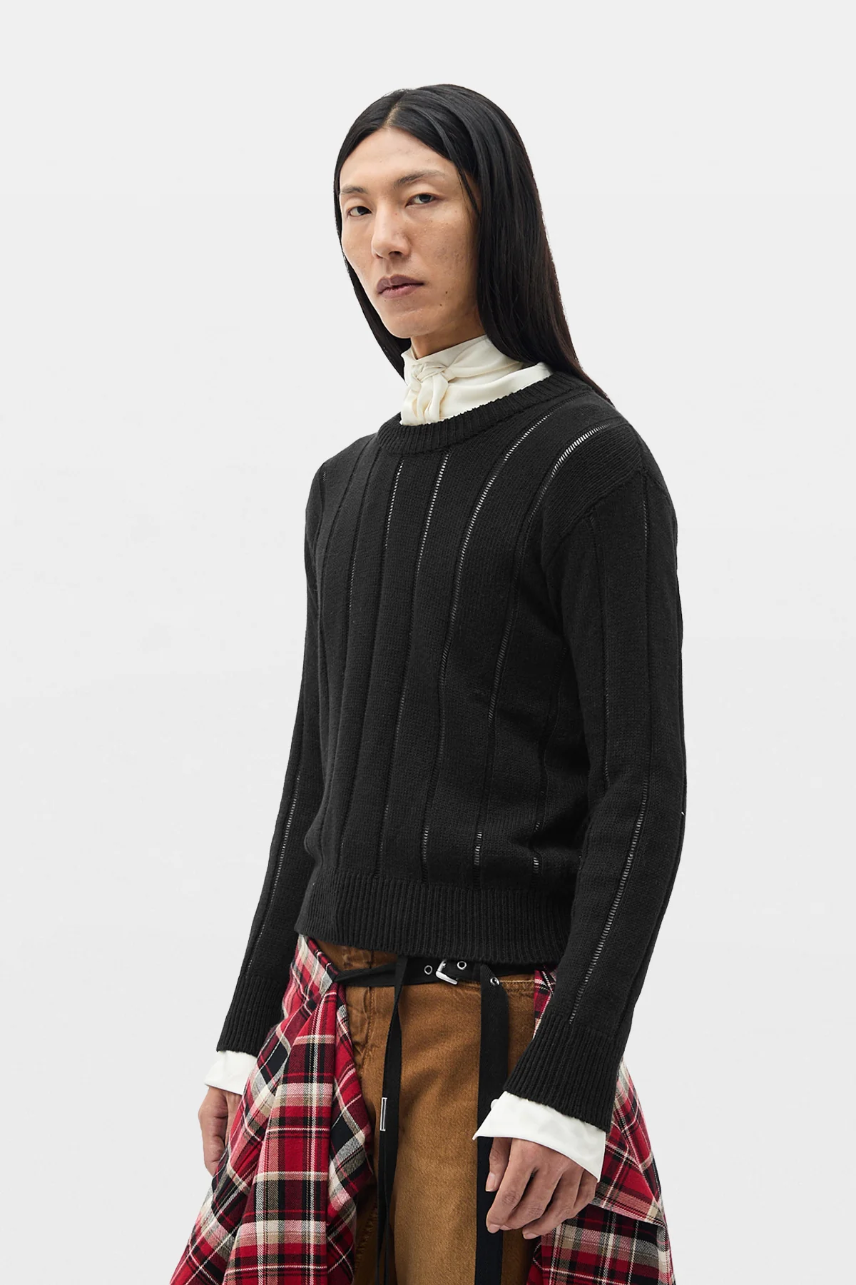 Rikki Brushed Rib Crew Neck Sweater - Image 2