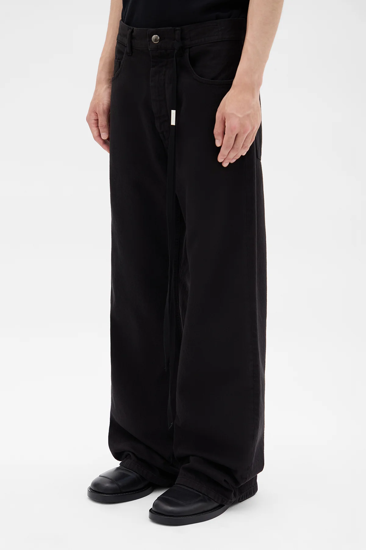 Modest 5 Pockets Relaxed Flared Trousers - Image 2