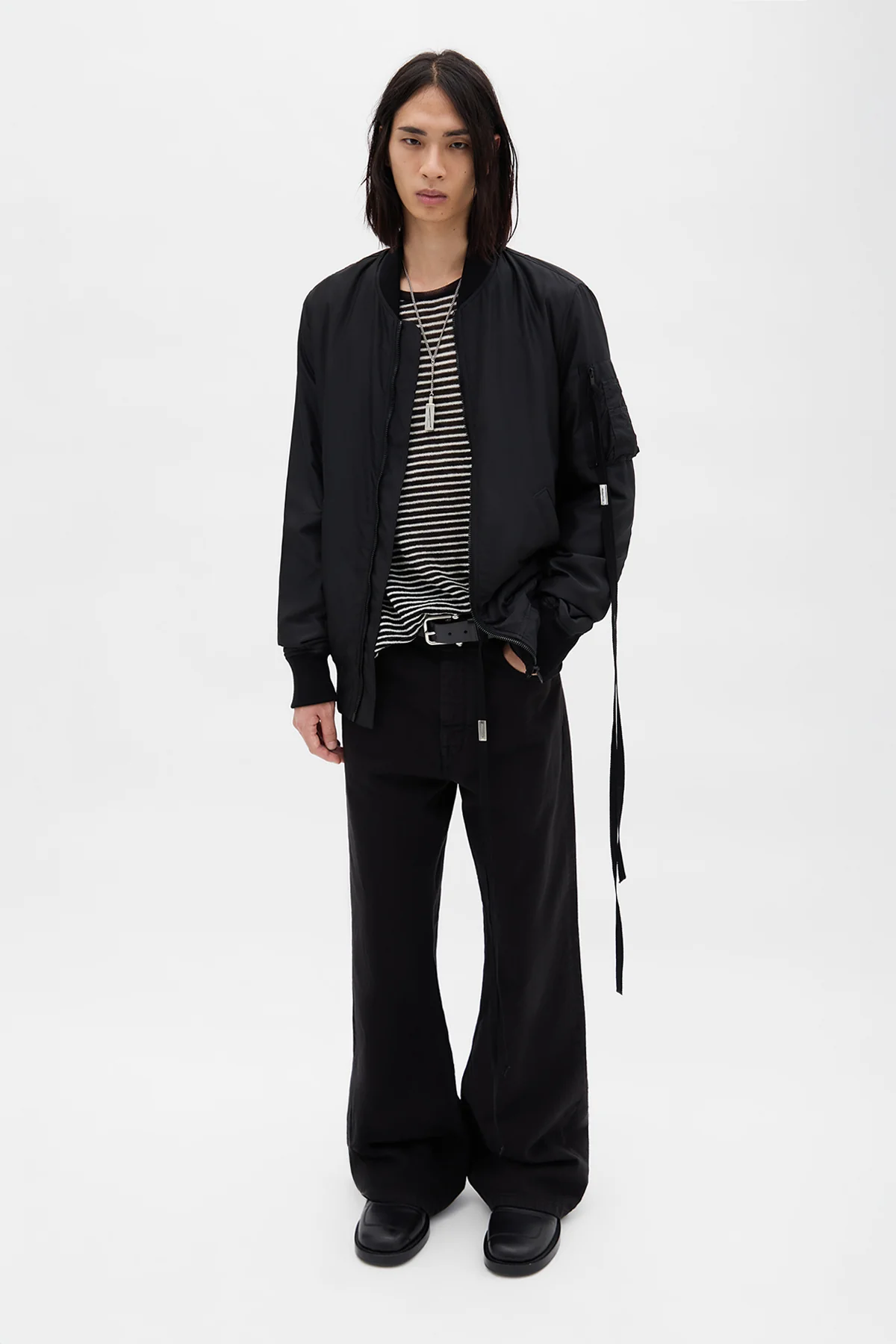 Modest 5 Pockets Relaxed Flared Trousers - Image 4