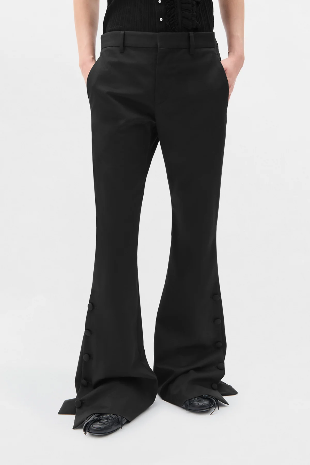 Vald Slim Fit Bootcut Trousers