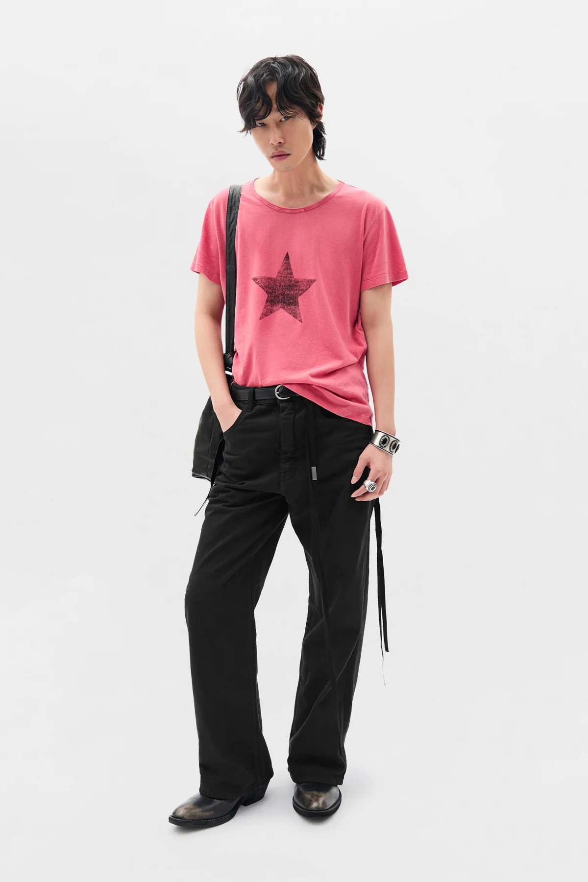 Alarik 5-Pockets Flared Cropped Trousers - Image 4