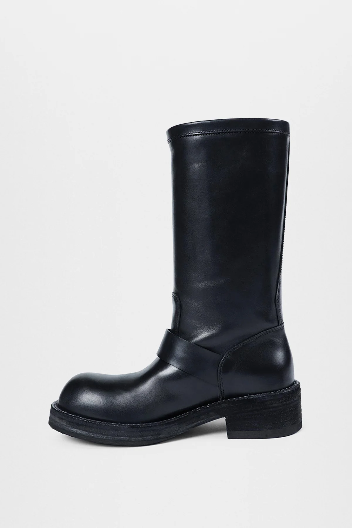 Sarith Engineer Biker Boots with Buckles - Image 2