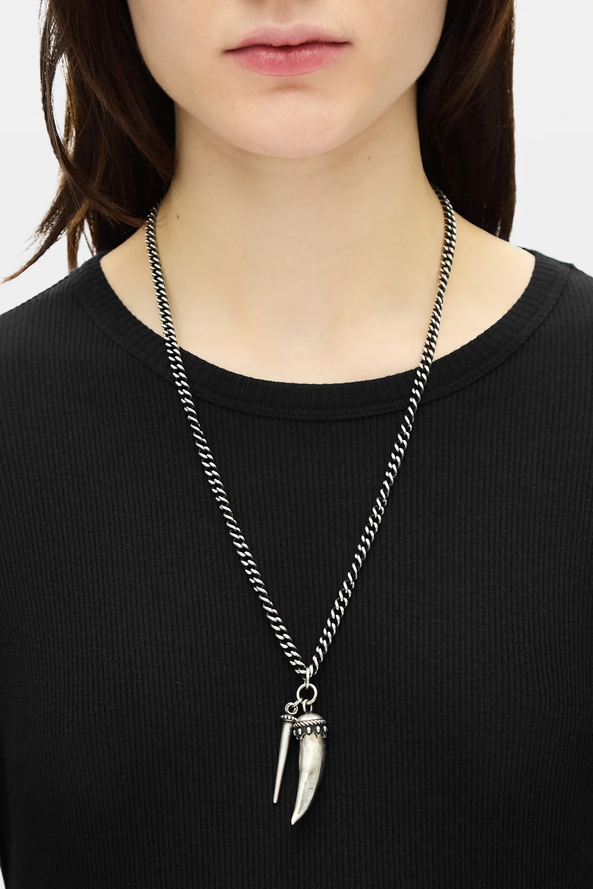 Mikke Chunky Necklace With Charm - Image 3