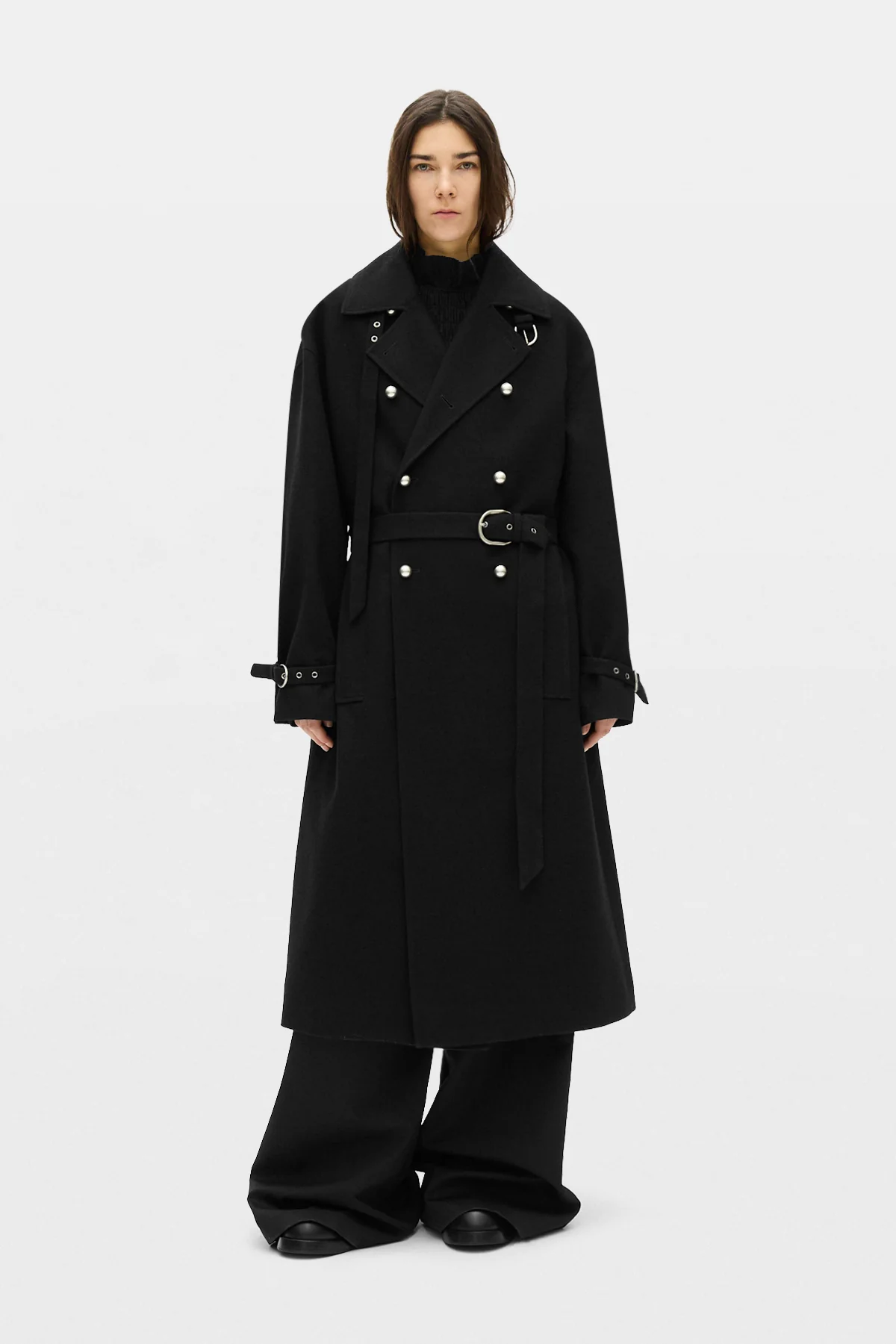 Maira Double Breasted Trench Coat