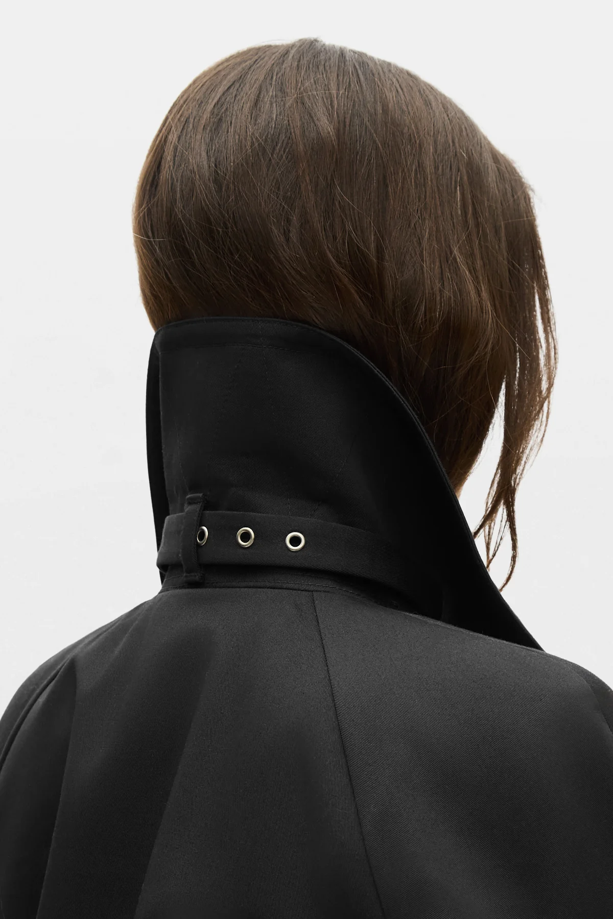Reppa Draped Trench Coat - Image 6