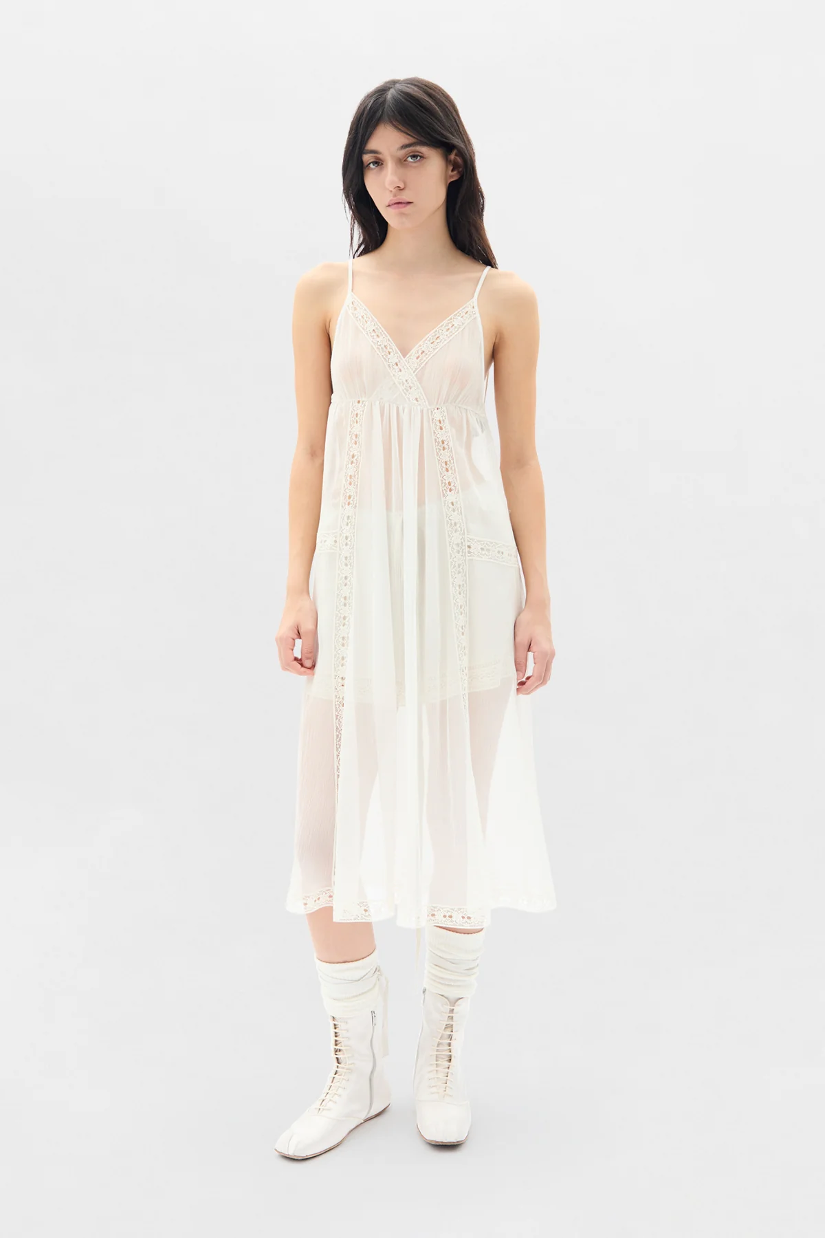 Elen Negligé Midi Dress