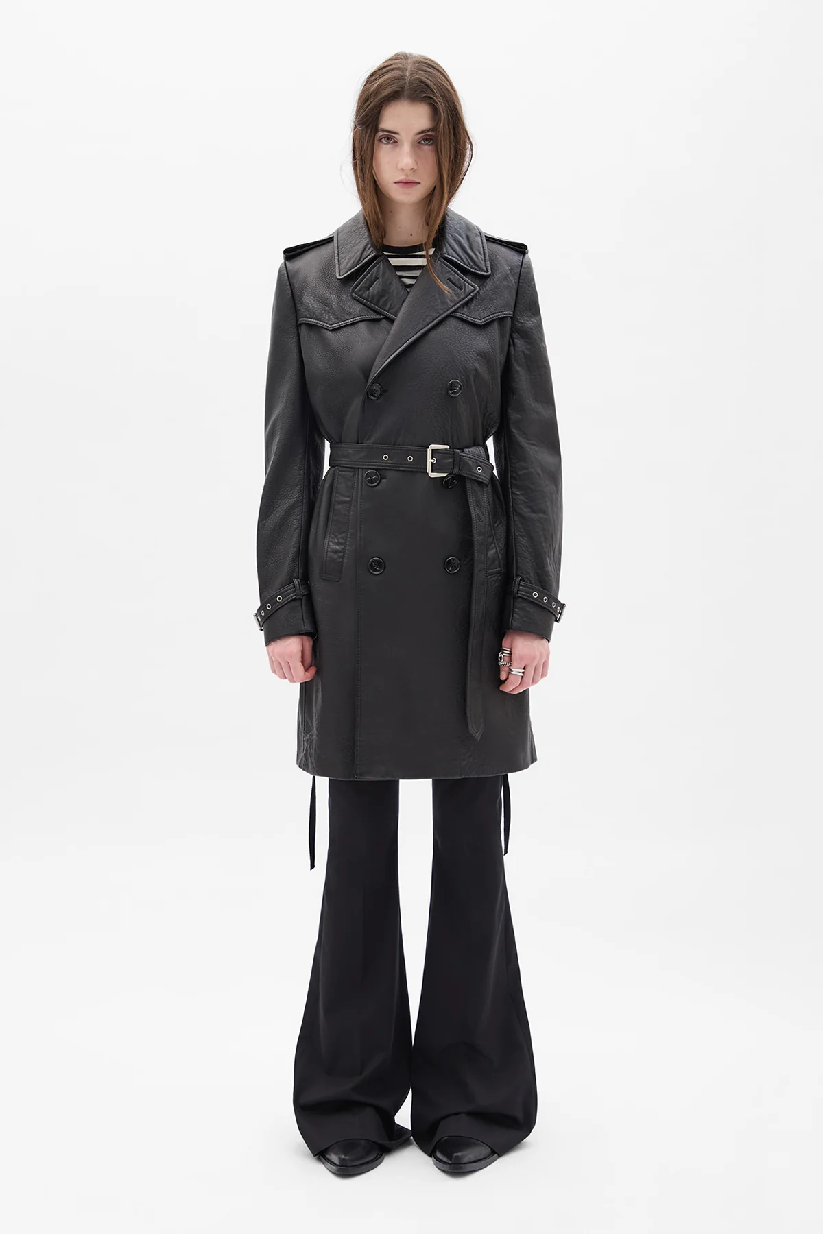 Eda Fitted Double Breasted Coat