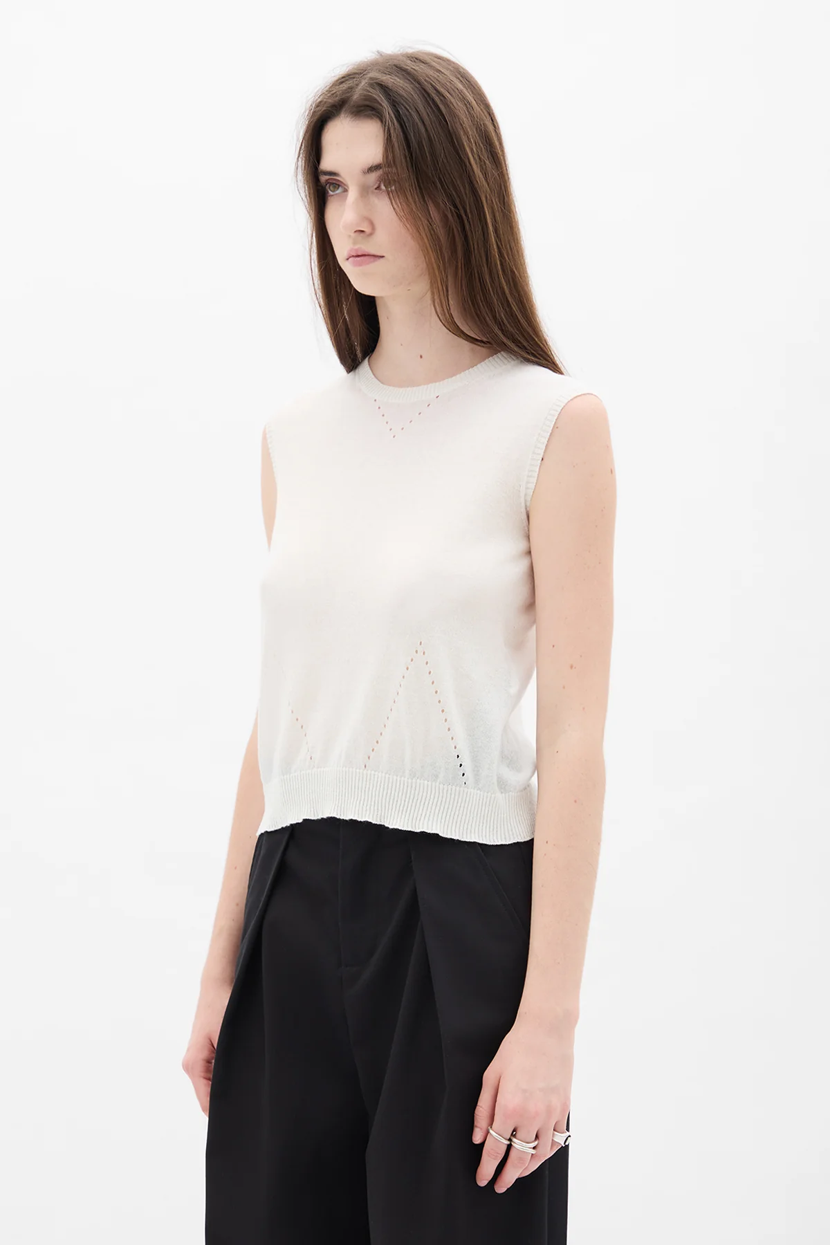 Roka Seamless Sleeveless Knit Top - Image 2