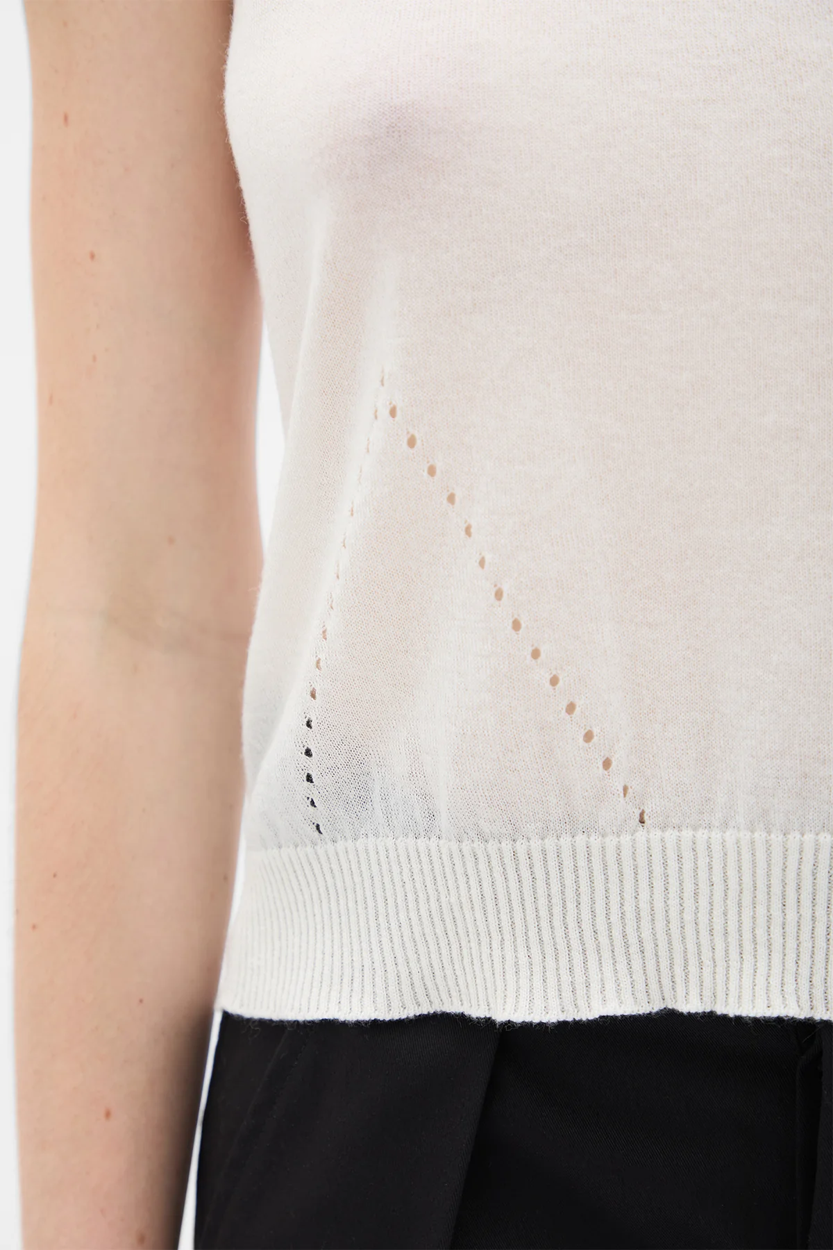 Roka Seamless Sleeveless Knit Top - Image 5