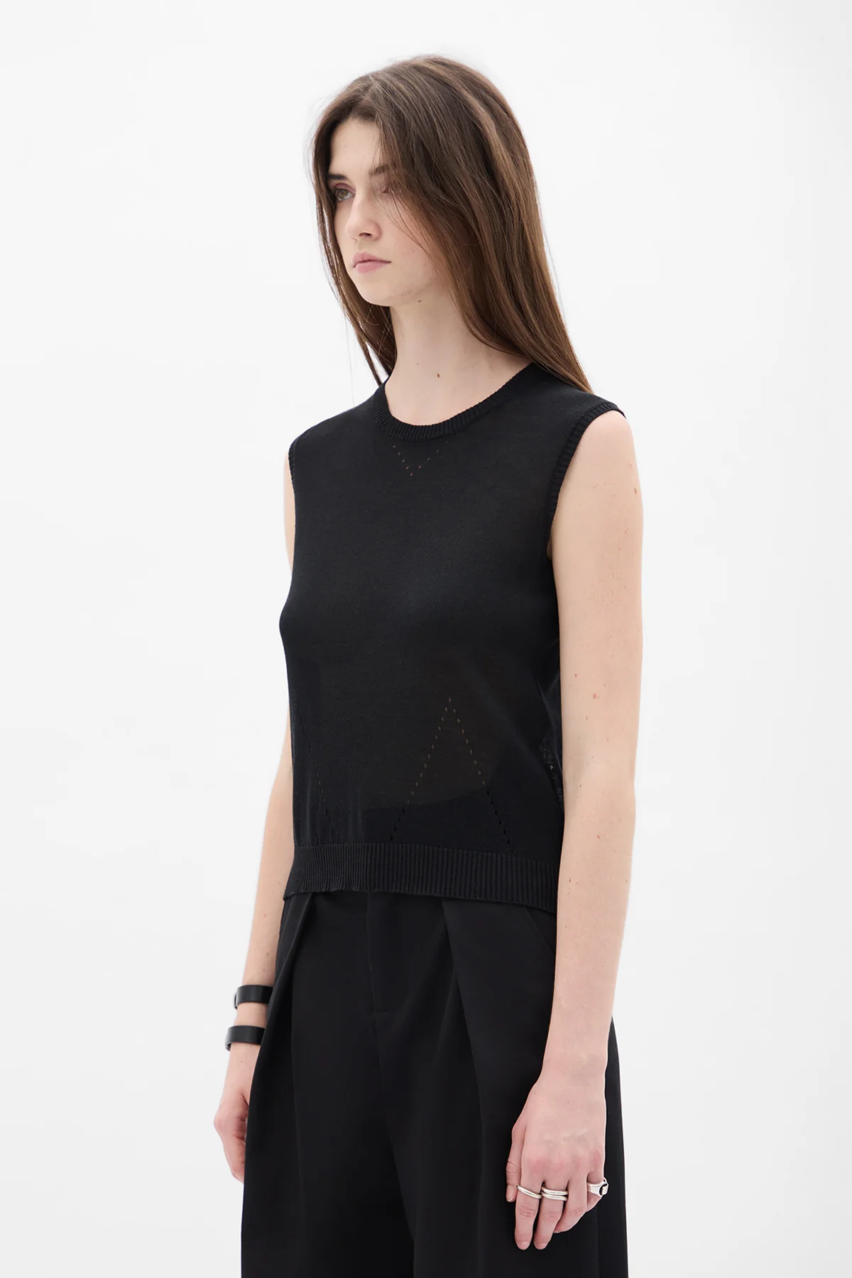 Roka Seamless Sleeveless Knit Top - Image 2