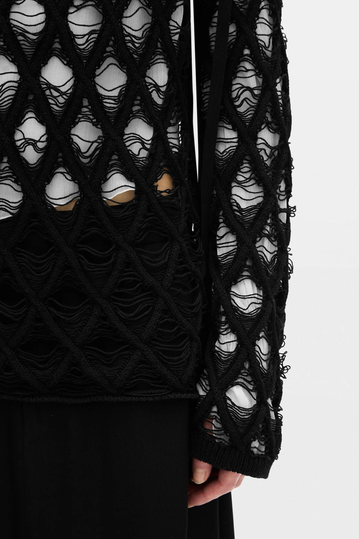 Izabel Diamond Stitch Sweater - Image 6