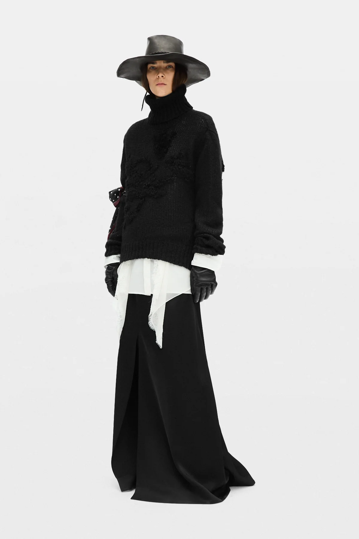 Sini Shirt with Silk Crepon Drap - Image 4