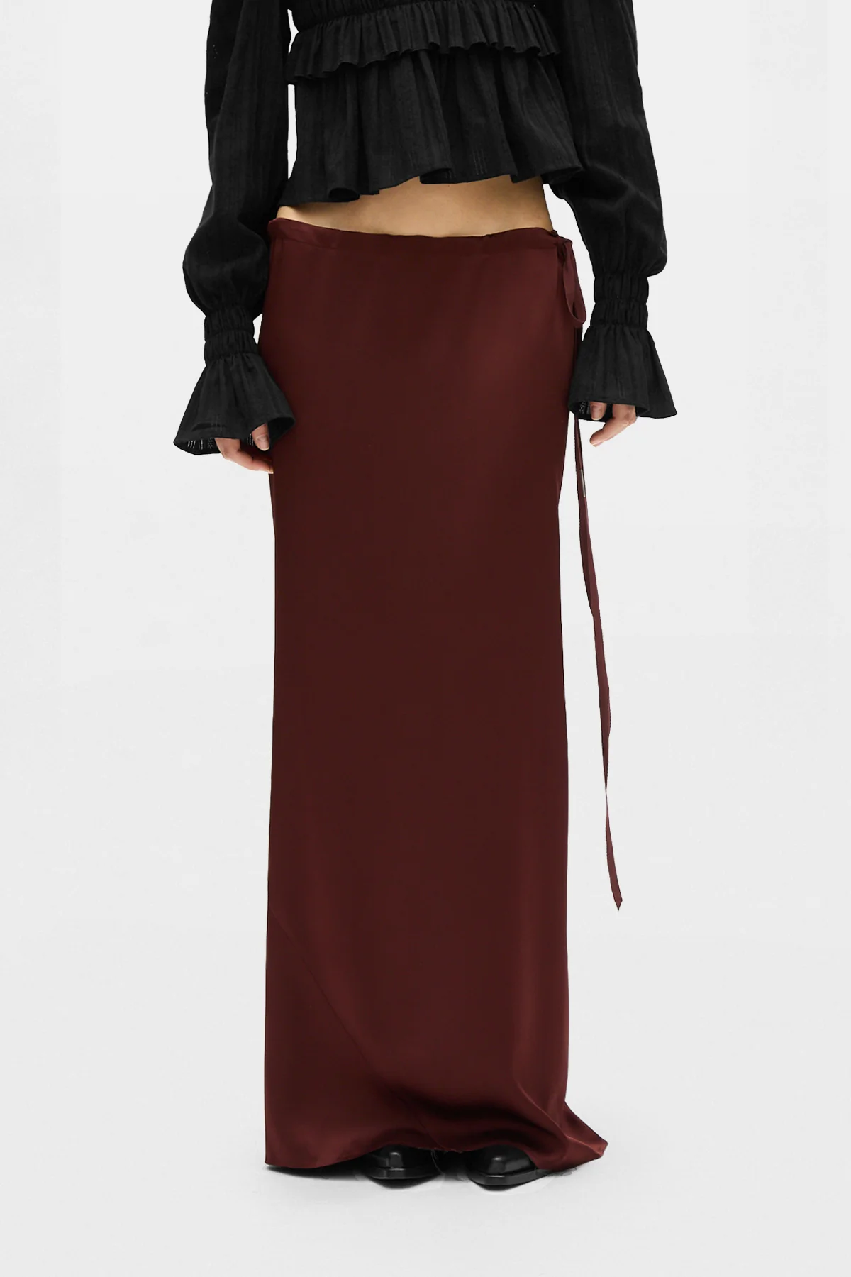 Eveline Long Bias Skirt