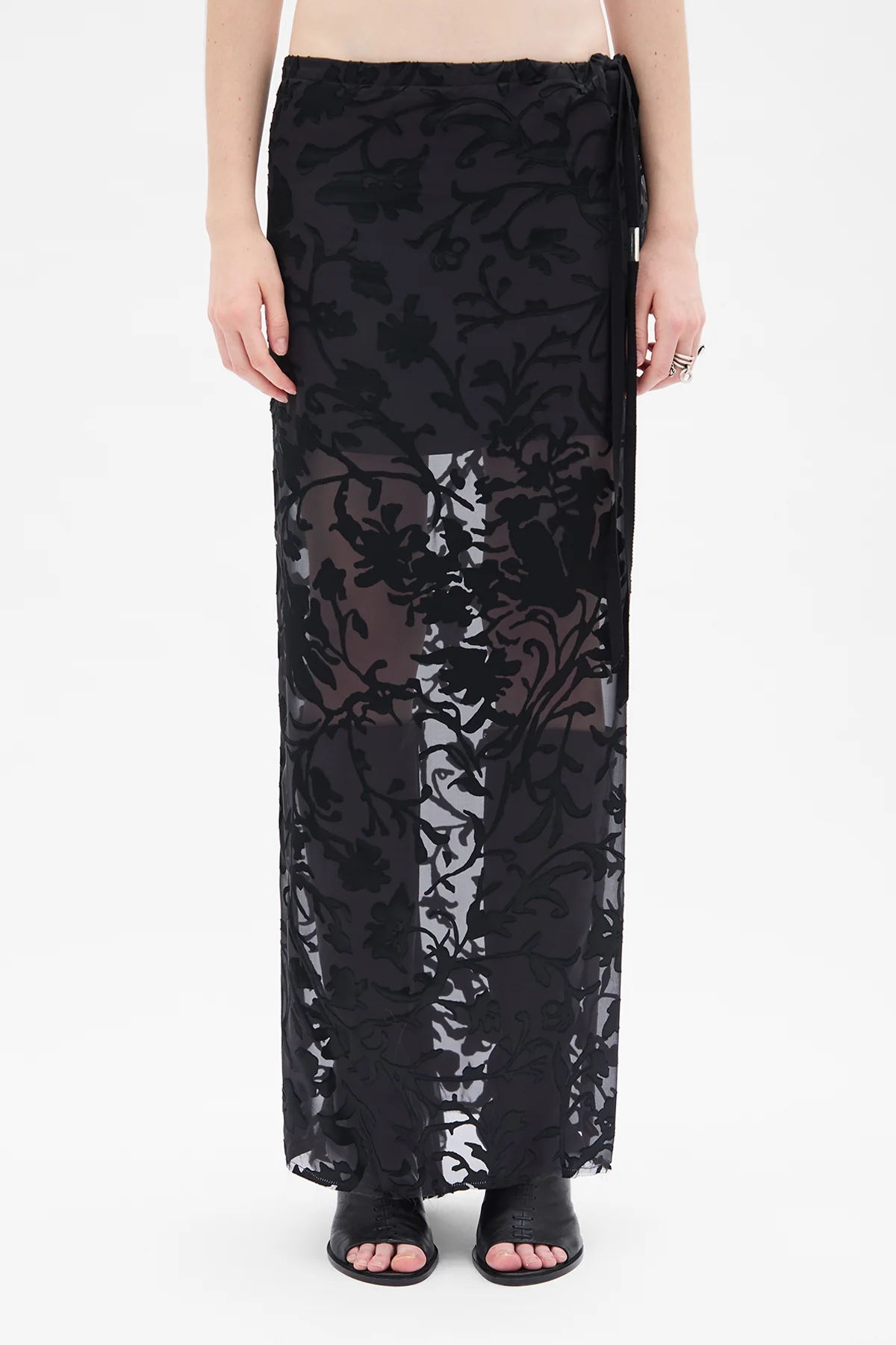 Eveline Long Bias Skirt