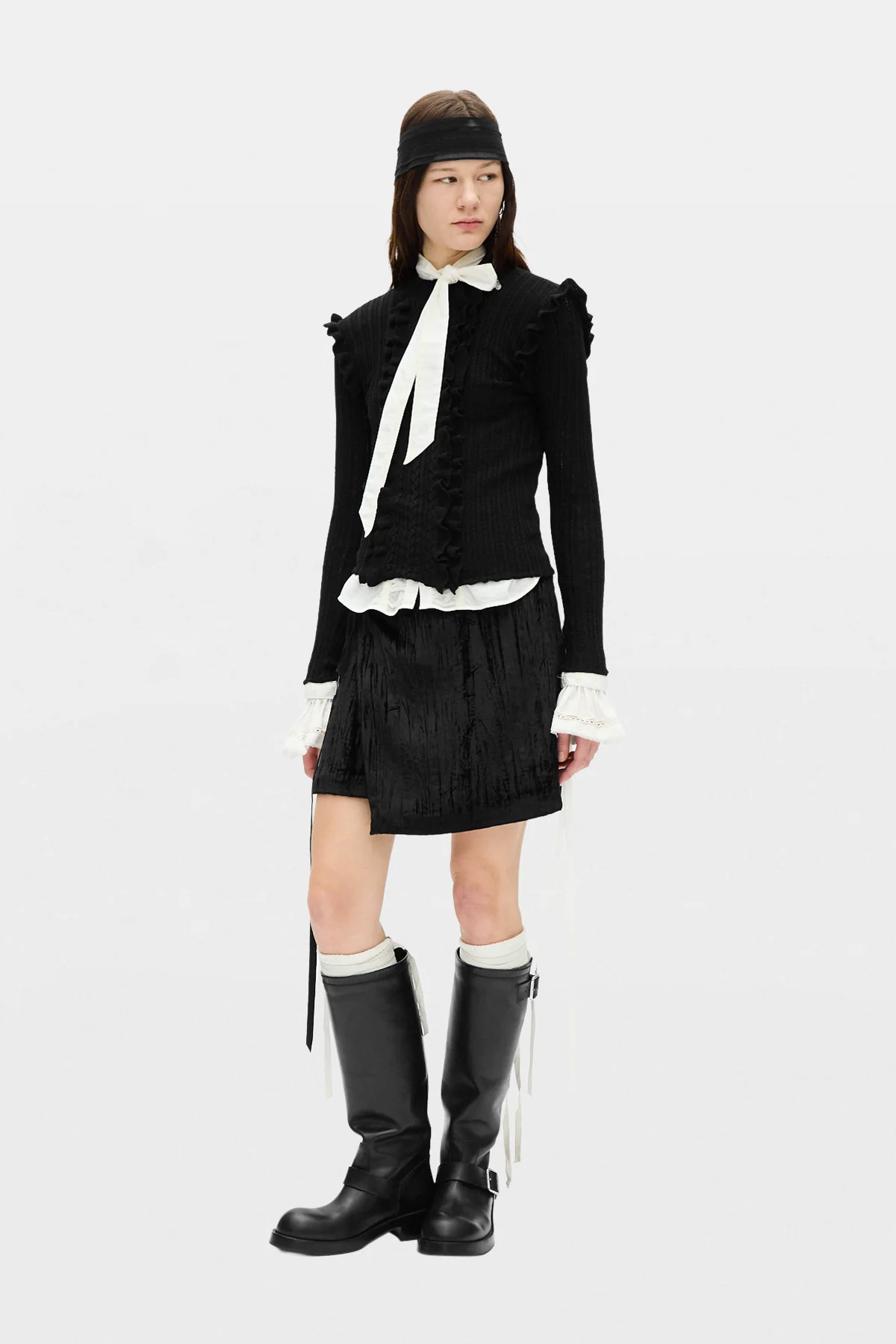Jolien Mini Wrap Skirt - Image 4