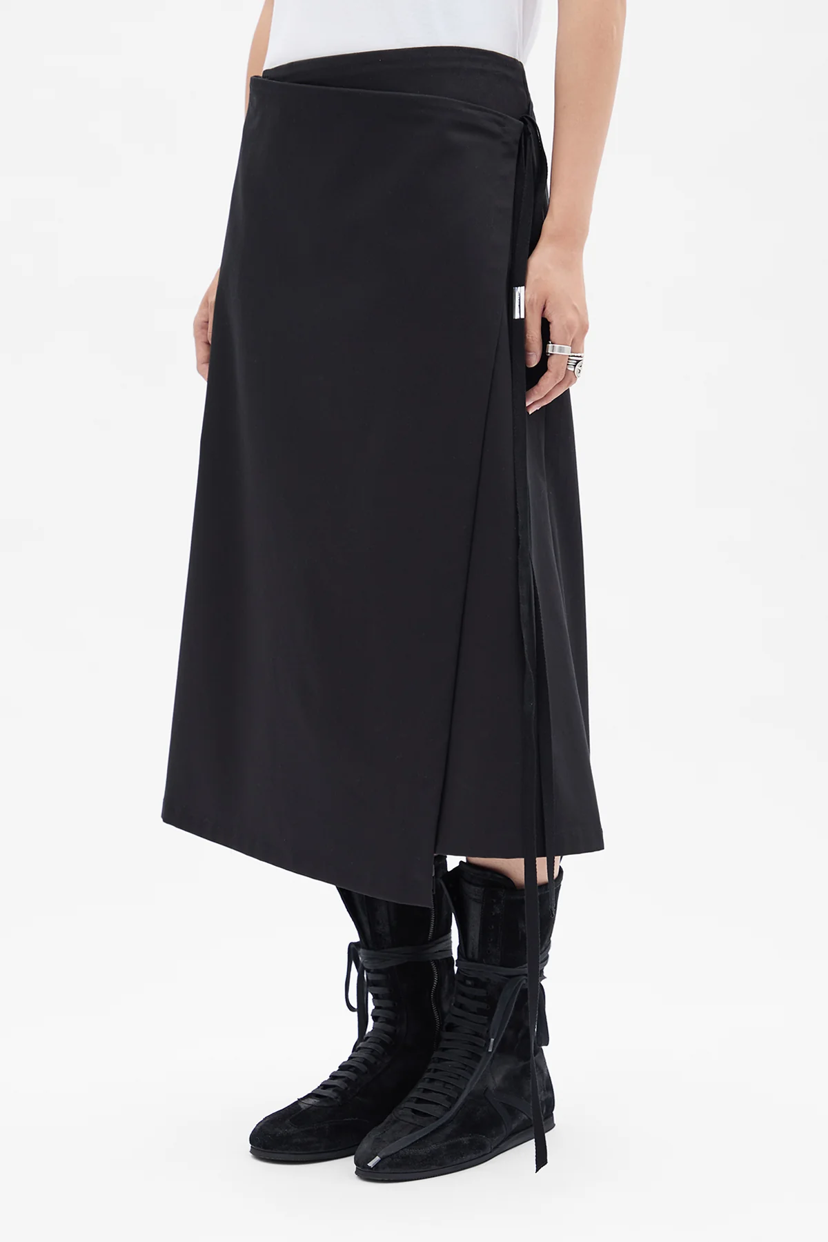 Fabi Midi Apron Wrap Skirt - Image 2
