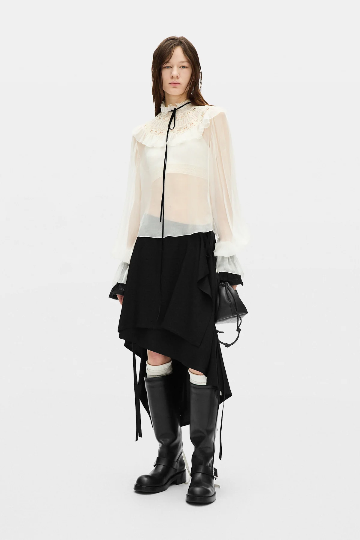 Birit Asymmetrical Wrap Skirt - Image 4