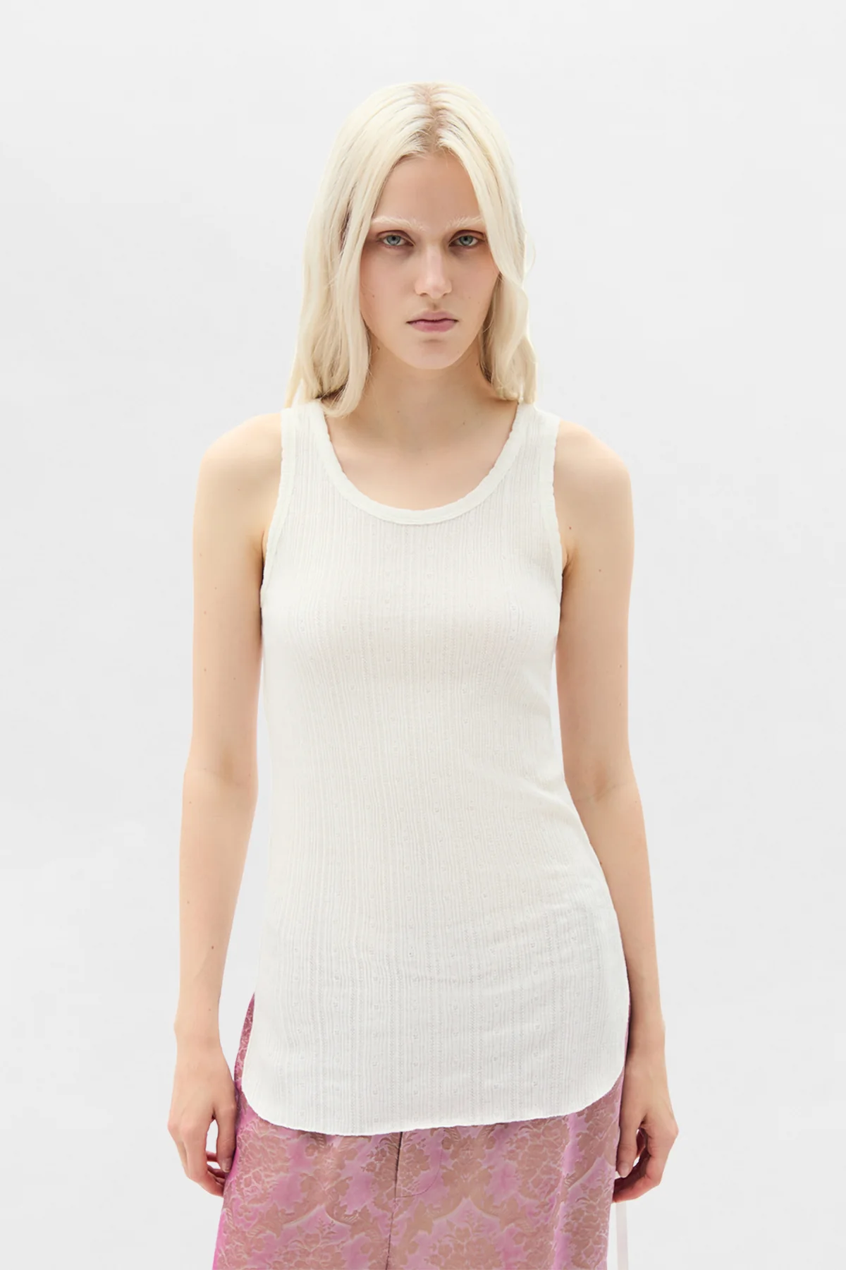 Mara Wrinkled Cropped Tank Top - Image 5