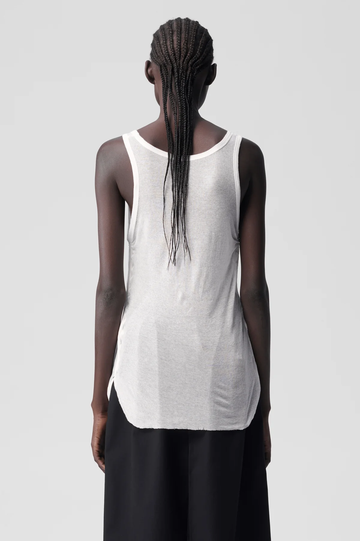 Mara Wrinkled Cropped Tank Top - Image 3