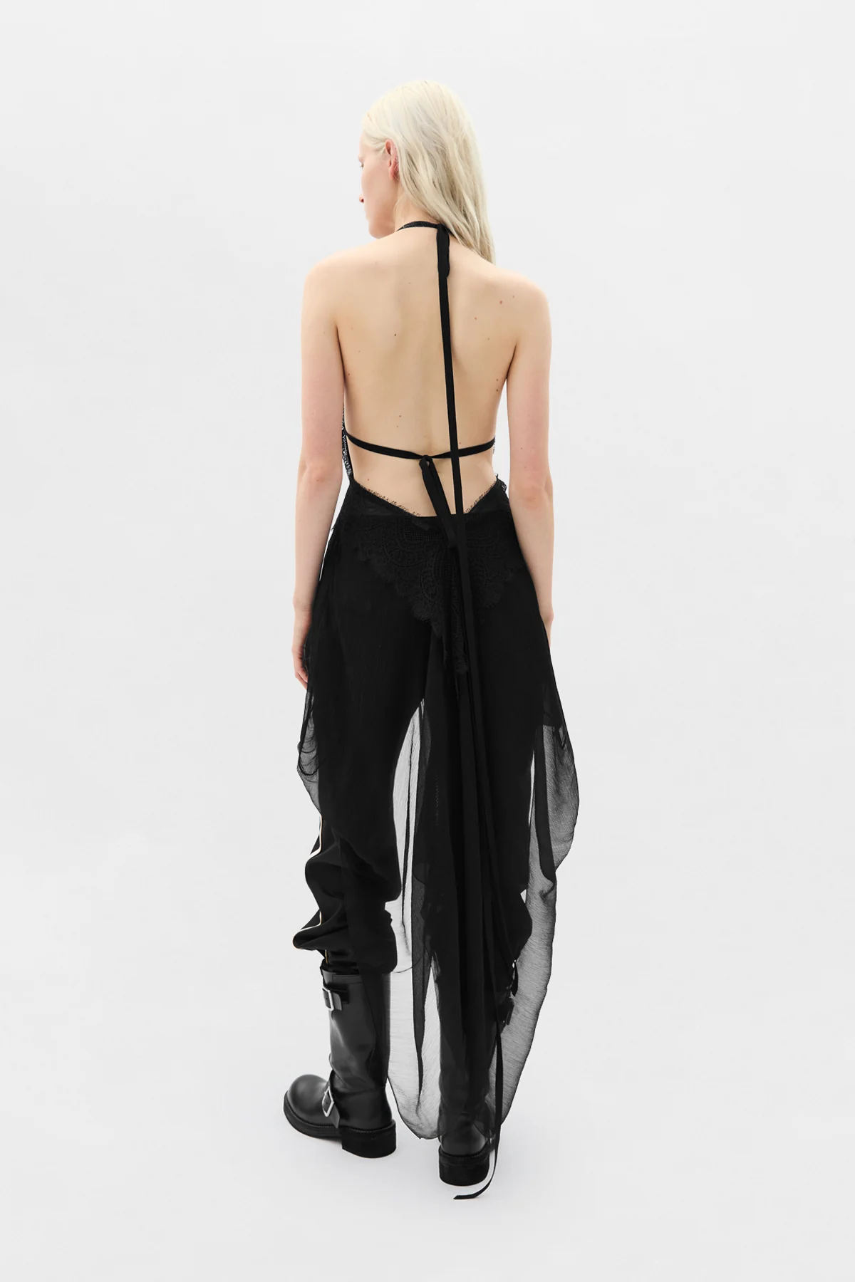 Dory Asymmetric Panel Top with Lace - Image 3