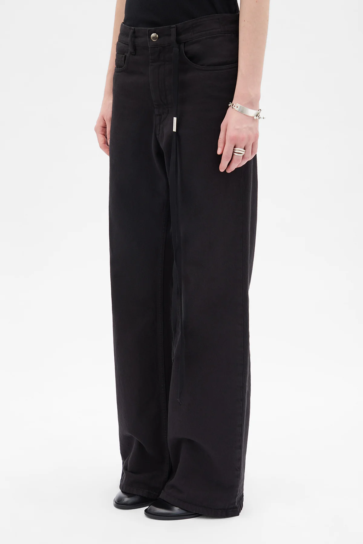 Genoveva 5 Pockets Relaxed Flared Trousers - Image 2