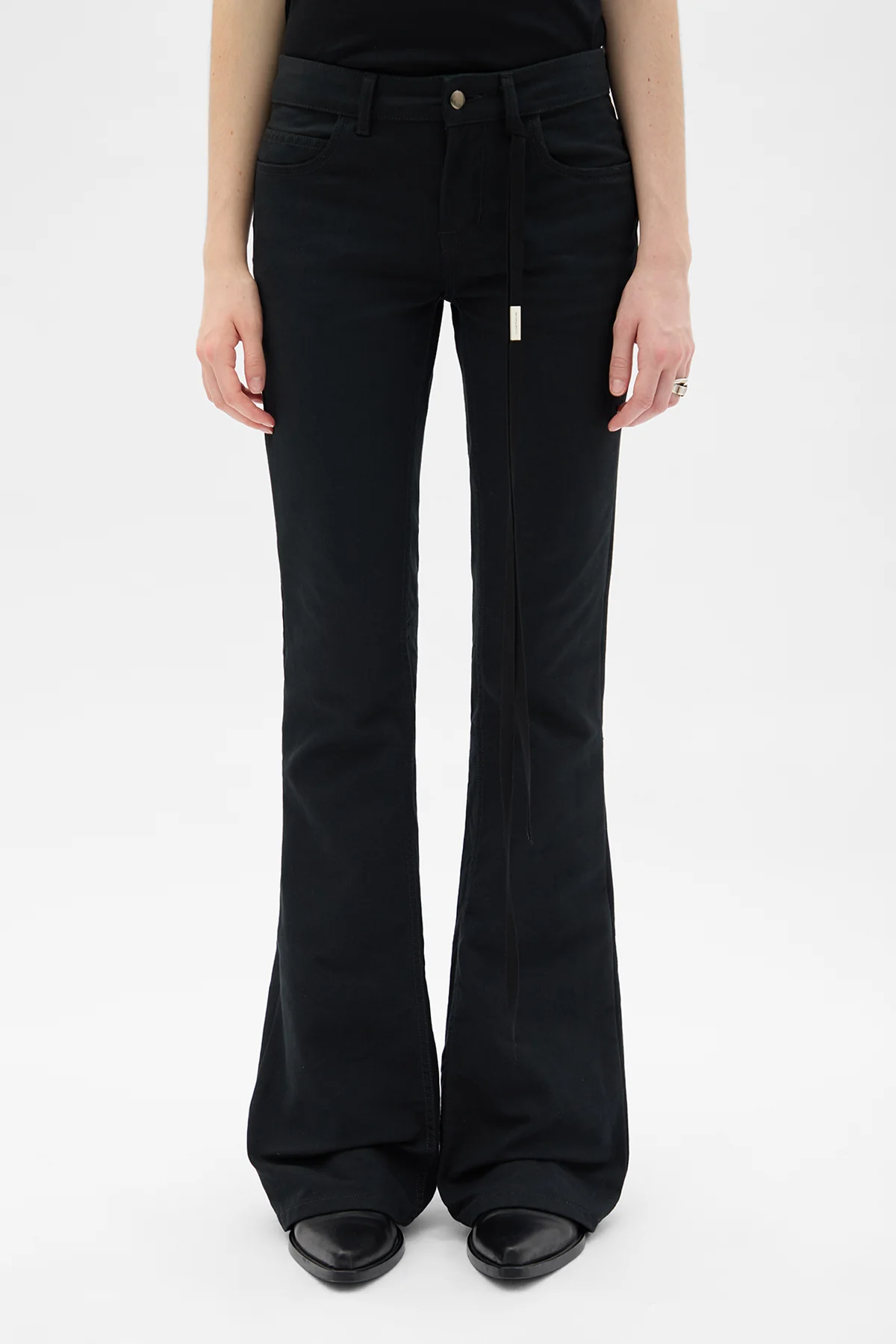 Xyla 5-Pockets Slim Fit Bootcut Trousers