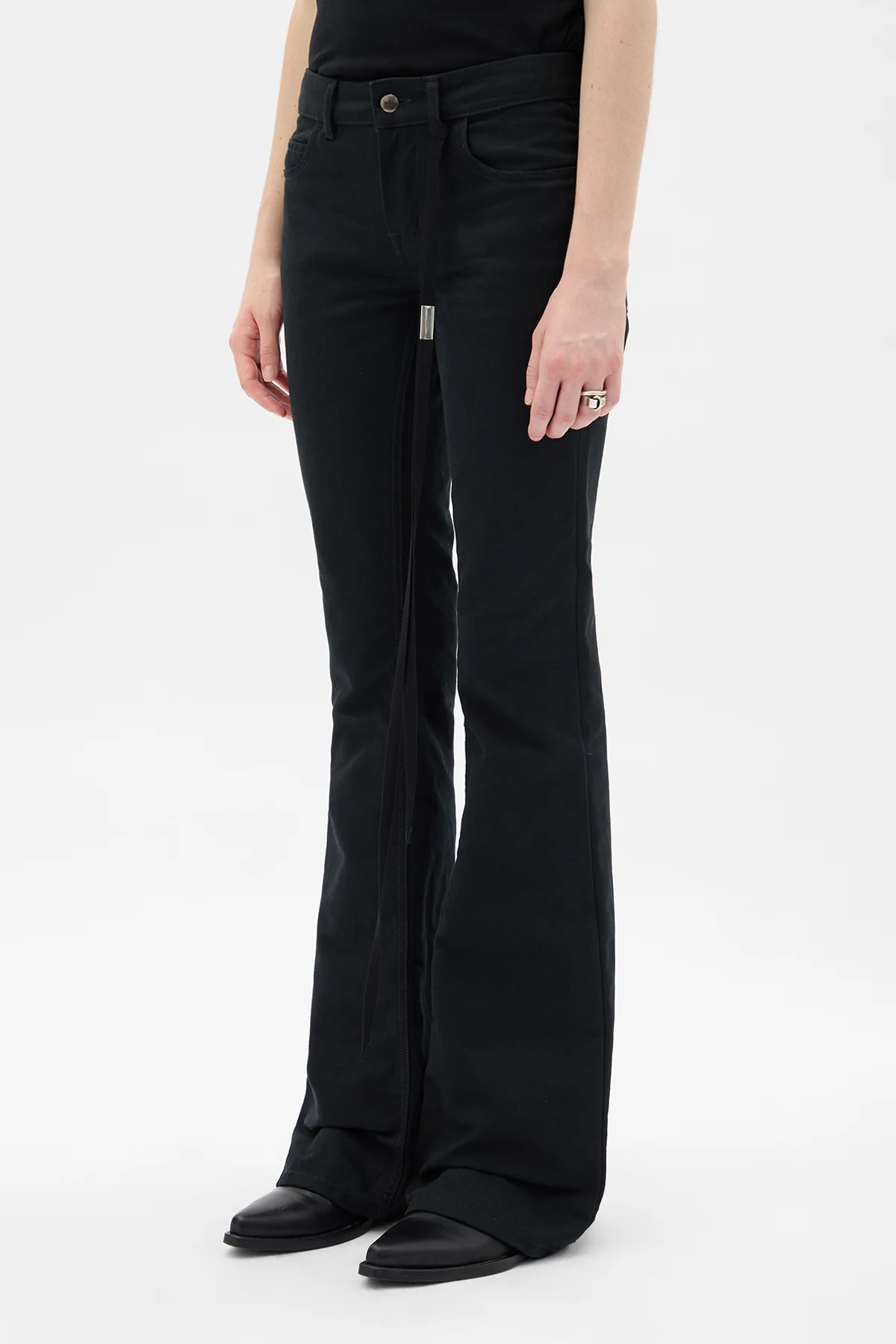 Xyla 5-Pockets Slim Fit Bootcut Trousers - Image 2