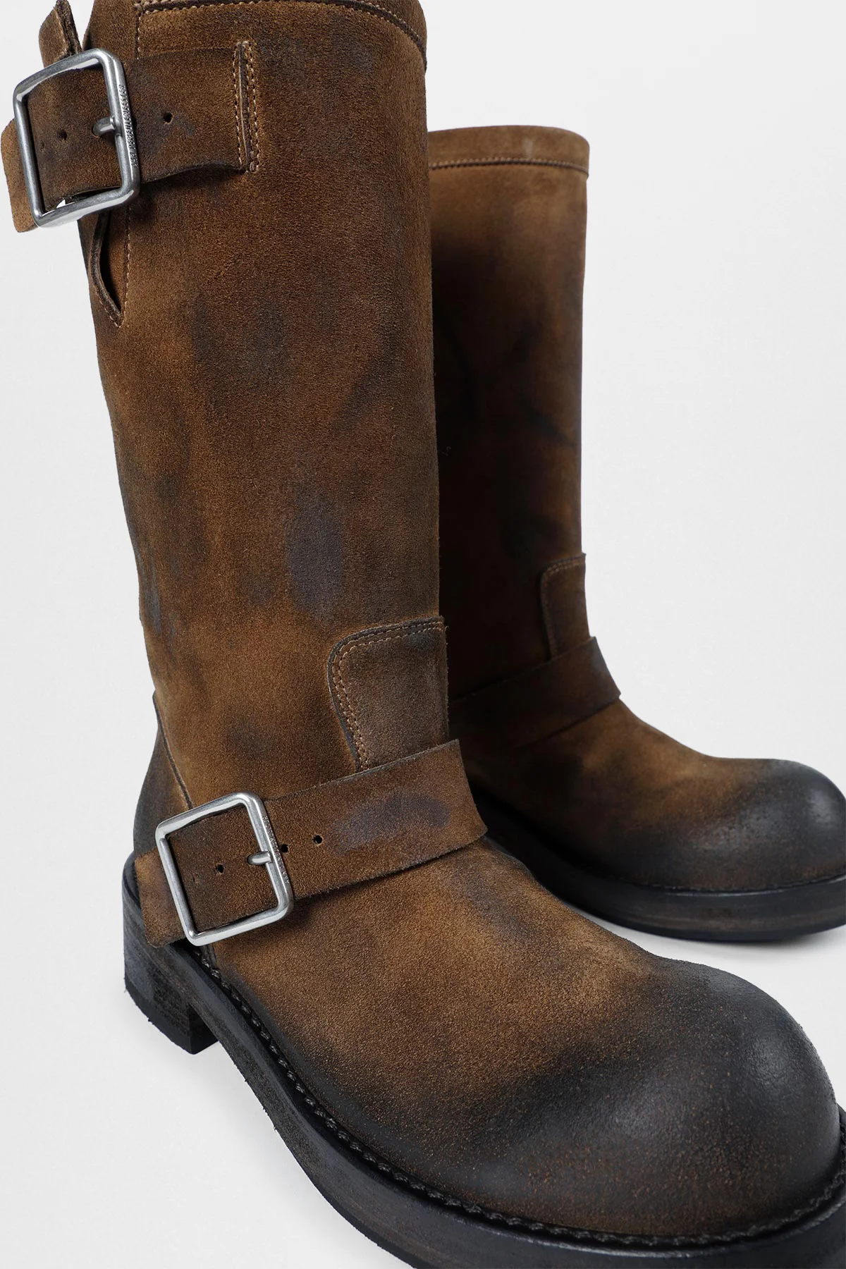 Sarith Engineer Biker Boots with Buckles - Image 5
